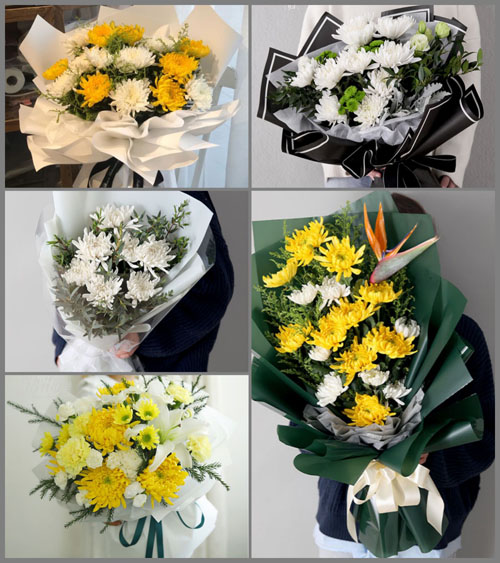 贵州黔东南州麻江县金竹街道河山村白事花束代送